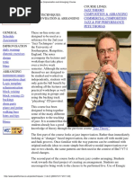 University of Southampton - Jazz Techniques - Improvising & Arranging PDF