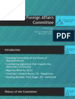 House Foreign Affairs Committee Prezentacija