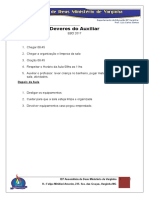 Deveres Do Auxiliares Escola B[bíblica (Berçário-Crianças)