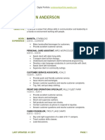 Resume As PDF