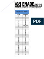 gabarito enade 2014