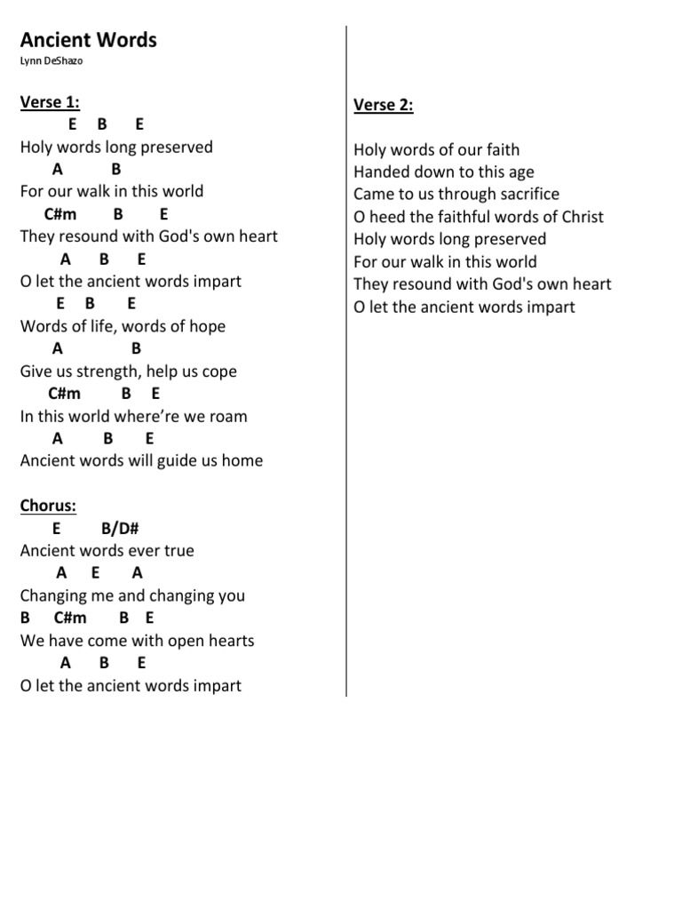 Ancient Words Pdf Pdf