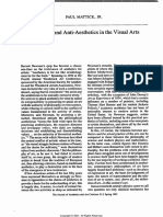 Journal of Aesthetics and Art Criticism 2001-Paul Mattick, Jr-Aesthetics and Anti-Aesthetics in T