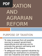 Taxation and Agrarian Reform 01