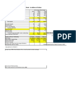 Exhibit 6 - Cooper Industries Balance Sheet - in Millions of Dollars