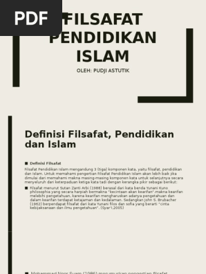 Filsafat Pendidikan Islam