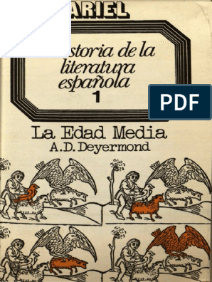 Historia de La Literatura EspaÃ±ola 1. La Edad Media - Alan D. Deyermond |  PDF | PoesÃ­a | ReligiÃ³n y creencia