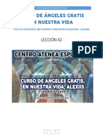 Curso de Angeles Gratis Leccion 42 en Nuestra Vida Centro Atenea Espiritual