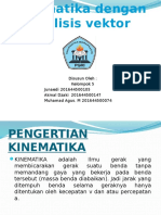 Kinematika Dengan Analisis Vektor