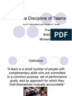 The Discipline of Teams[1]