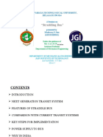 Seminar on Straddling Bus Transit System