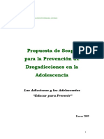 Álvarez García et al. - 2009 - Propuesta de Seapa para la Prevención de Drogadicciones en la Adolescencia. Las Adicciones y los A