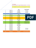 No. Date Day Page (Book) : Revise Previous Material If Target Finishes Before 11:30 PM - No Mobile in 3 Hours