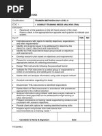 SAG - Trainers Methodology II