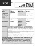 UWTSD MBA 1 MM SBLC7009 Assignment and Presentation Feb-May 2017