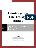 Leccion 1 Que Es La Teología Bíblica Ensayo