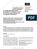 Effectiveness of A Multidimensional Web-Based Intervention To Change Brazilian Health Practitioners Attitudes Toward The Lesbian, Gay, Bisexual and Transgender Population PDF
