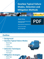Gearbox Typical Failure Modes, Detection and Mitigation Methods