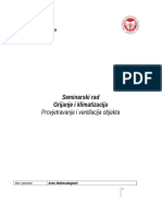 GiK - Seminarski Provjetravanje I Ventilacija Objekta