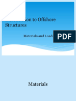Introduction To Offshore Structures: Materials and Loads