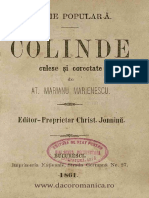 Colinde 1861 PDF