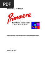 Primavera Project Planner Book