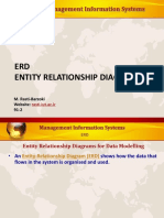 ERD Entity Relationship Diagram: Management Information Systems