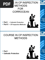 Course in CP Inspection Methods FOR Corrocean: Part I - Part II