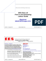 EES Data LTD Free To Use Estimating Labour Guide: Electrical