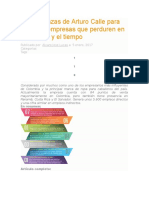 7 Enseñanzas de Arturo Calle para Construir Empresas Que Perduren en El Espacio y El Tiempo