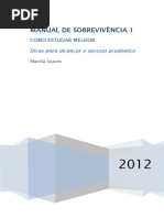 Manual de Sobrevivência Como Estudar Melhor