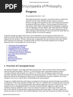 Progress (Stanford Encyclopedia of Philosophy)