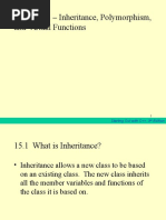 Chapter 15 - Inheritance, Polymorphism, and Virtual Functions