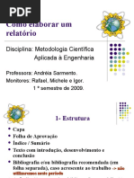 como elaborar um relatorio tecnico