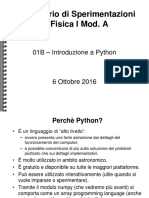 Lab 01b - Introduzione A Python