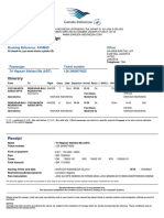 Electronic Ticket Receipt Booking Refere PDF