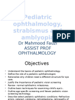 13 Pediatric Opthalmology Strabismus Amblyopia
