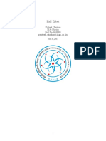 Hall Effect: Prateek Chauhan M.SC Physics Roll No-16510054 Prateek - Chauhan@iitgn - Ac.in Jan 31,2017