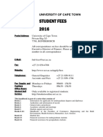 UCT Student Fees Handbook 2016