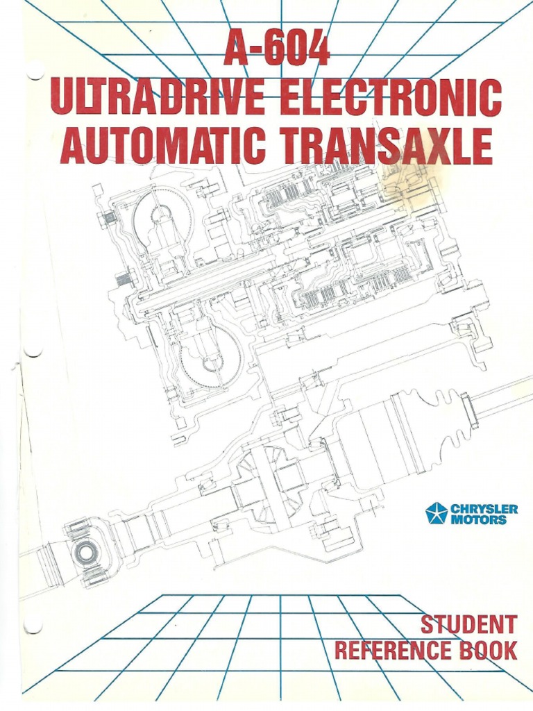 Automatic Transaxle.pdf Manual Transmission Axle
