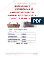 Proyecto de Carteras Reciclables