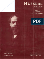 García-Baró, Miguel - Husserl (1859-1938) PDF