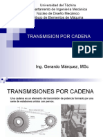 Transmisión de Cadena