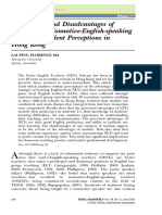 Advantages and disadvantages of native- and nonnative-English-speaking teachers student perceptions in Hong Kong.pdf