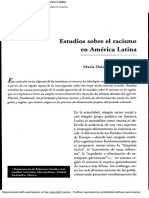 Estudios Sobre El Racismo en América Latina