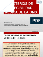 Criterios de Elegibilidad Medica de La Oms PDF