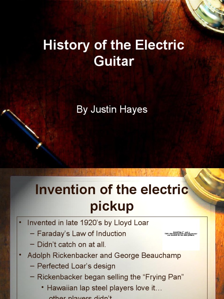 History of Electric Guitar by Justin Hayes PDF