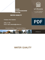 CVG 2132 Fundamentals of Environmental Engineering Water Quality