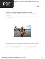 Os Efeitos Psicológicos Devastadores Dos Desastres Naturais _ EXAME