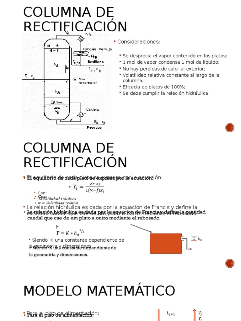 Columna de Rectificación | PDF